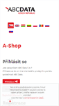 Mobile Screenshot of a-shop.abcdata.cz