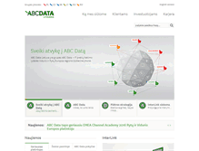 Tablet Screenshot of abcdata.lt